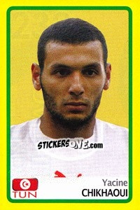 Figurina Yacine Chikhaoui - Africa Cup 2008 - Panini