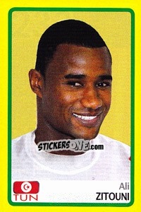 Sticker Ali Zitouni - Africa Cup 2008 - Panini