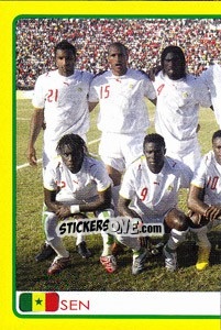 Cromo Senegal team (1 of 2) - Africa Cup 2008 - Panini