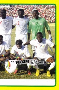 Sticker Senegal team (2 of 2) - Africa Cup 2008 - Panini