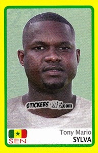 Cromo Tony Mario Sylva - Africa Cup 2008 - Panini