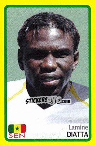 Sticker Lamine Diatta - Africa Cup 2008 - Panini