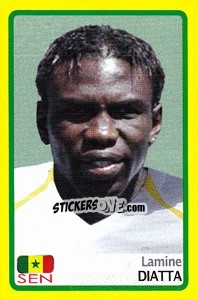 Sticker Lamine Diatta - Africa Cup 2008 n. 238 - Panini