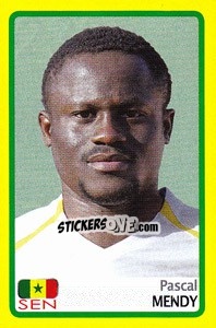 Figurina Pascal Mendy - Africa Cup 2008 - Panini