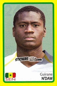 Sticker Guirane N'Daw - Africa Cup 2008 n. 241 - Panini