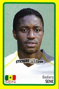 Cromo Badara Sene - Africa Cup 2008 - Panini