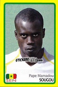 Sticker Pape Mamadou Sougou - Africa Cup 2008 - Panini
