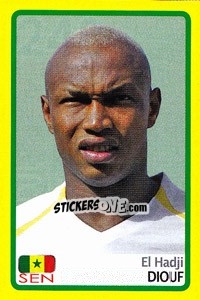 Sticker El Hadji Douf - Africa Cup 2008 n. 248 - Panini
