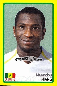 Sticker Mamadou Niang - Africa Cup 2008 n. 250 - Panini