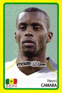 Sticker Henri Camara - Africa Cup 2008 n. 252 - Panini