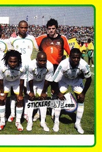 Cromo South Africa team (2 of 2) - Africa Cup 2008 - Panini
