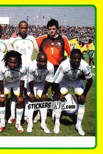 Sticker South Africa team (2 of 2) - Africa Cup 2008 n. 255 - Panini