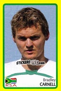 Sticker Bradley Carnell - Africa Cup 2008 n. 260 - Panini