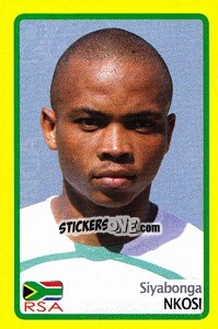 Sticker Siyabonga Nkosi - Africa Cup 2008 n. 262 - Panini