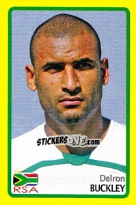 Sticker Delron Buckley - Africa Cup 2008 n. 263 - Panini