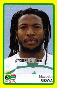 Sticker Macbeth Sibaya - Africa Cup 2008 n. 267 - Panini