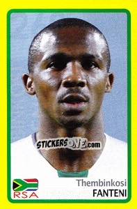 Sticker Thembinkosi Fanteni - Africa Cup 2008 - Panini