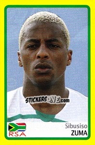 Sticker Sibusiso Zuma - Africa Cup 2008 - Panini