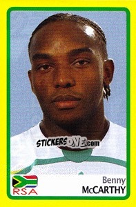 Sticker Benni McCarthy - Africa Cup 2008 - Panini