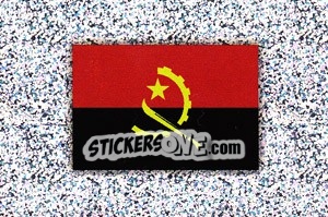 Sticker Flag of Angola - Africa Cup 2008 n. 272 - Panini