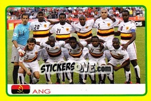 Sticker Angola team - Africa Cup 2008 n. 273 - Panini