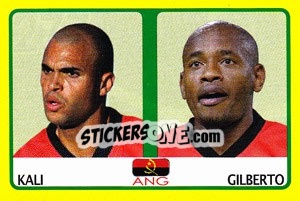 Sticker Kali / Gilberto - Africa Cup 2008 n. 277 - Panini