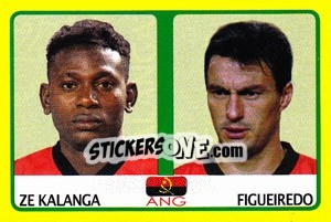 Sticker Ze Kalanga / Figuereido - Africa Cup 2008 - Panini