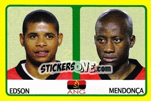 Sticker Edson / Mendonca - Africa Cup 2008 - Panini