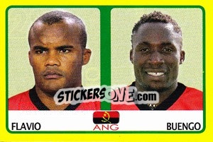 Sticker Flavio / Buengo - Africa Cup 2008 n. 280 - Panini