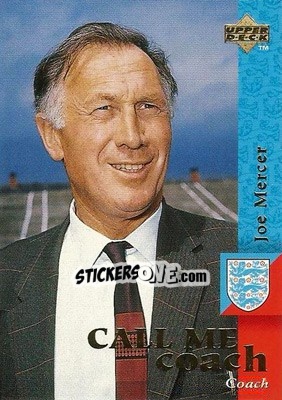 Sticker Joe Mercer - England 1998 - Upper Deck