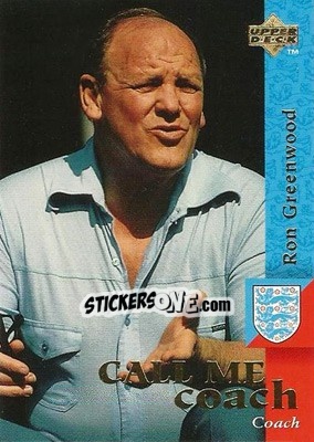 Sticker Ron Greenwood - England 1998 - Upper Deck
