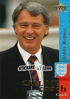 Sticker Bobby Robson - England 1998 - Upper Deck