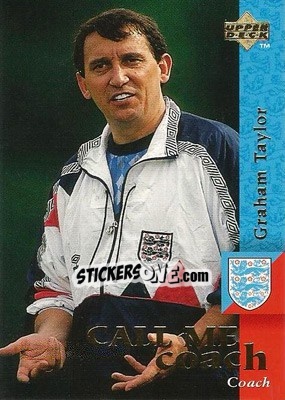 Sticker Graham Taylor - England 1998 - Upper Deck