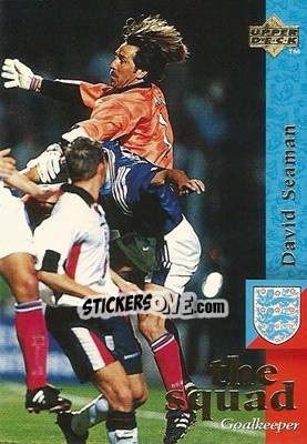 Sticker David Seaman - England 1998 n. 9 - Upper Deck