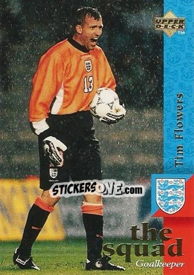 Sticker Tim Flowers - England 1998 n. 10 - Upper Deck