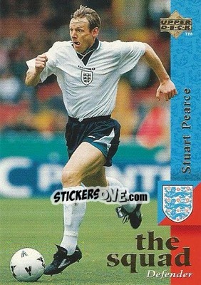 Cromo Stuart Pearce - England 1998 - Upper Deck