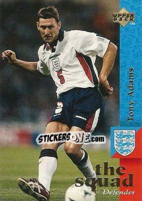 Sticker Tony Adams - England 1998 n. 13 - Upper Deck