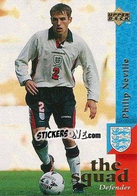 Sticker Phil Neville - England 1998 n. 17 - Upper Deck