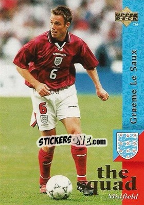 Sticker Graeme Le Saux - England 1998 n. 19 - Upper Deck