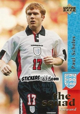Sticker Paul Scholes - England 1998 n. 24 - Upper Deck
