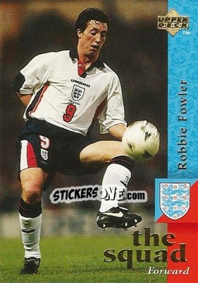 Sticker Robbie Fowler - England 1998 - Upper Deck