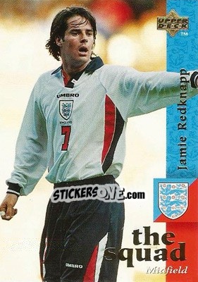 Sticker Jamie Redknapp - England 1998 - Upper Deck