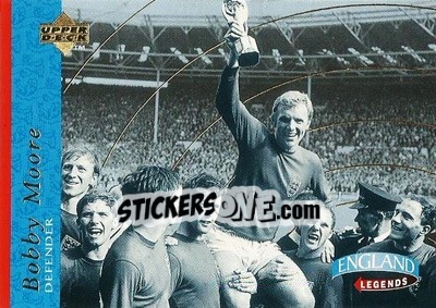 Sticker Bobby Moore - England 1998 n. 31 - Upper Deck