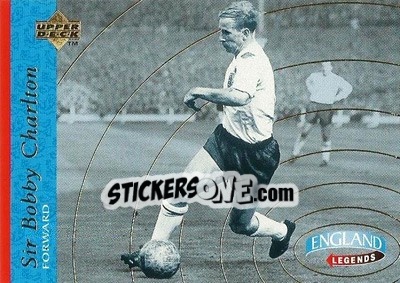 Sticker Sir Bobby Charlton - England 1998 - Upper Deck