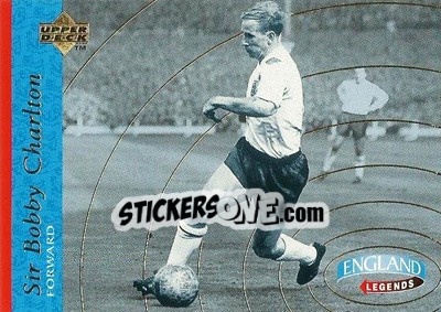 Sticker Sir Bobby Charlton - England 1998 n. 32 - Upper Deck