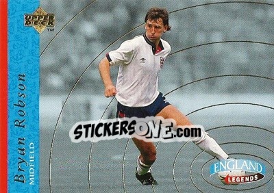 Sticker Bryan Robson - England 1998 - Upper Deck