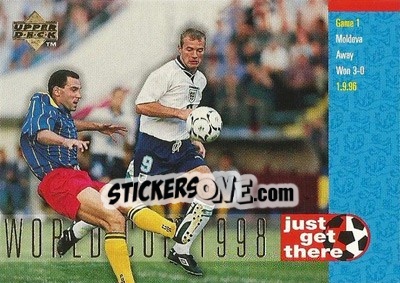 Cromo Moldova 0 - England 3 - England 1998 - Upper Deck