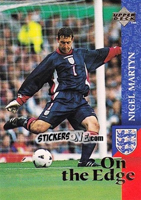 Sticker Nigel Martyn - England 1998 - Upper Deck
