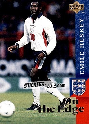 Sticker Emile Heskey - England 1998 - Upper Deck
