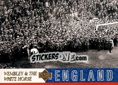 Sticker Wembley and the white horse - England 1998 - Upper Deck